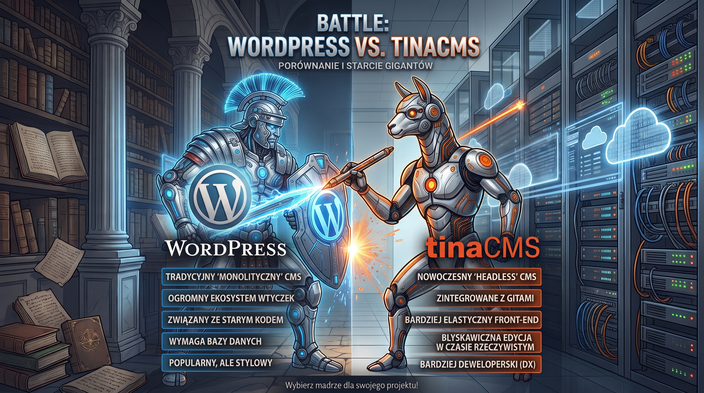 TinaCMS vs WordPress: lekka alternatywa bez bazy MySQL
